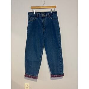 Army Navy Relaxed Fit Flannel Lined Straight Leg Jeans |‎ Cozy (Size 34/30)